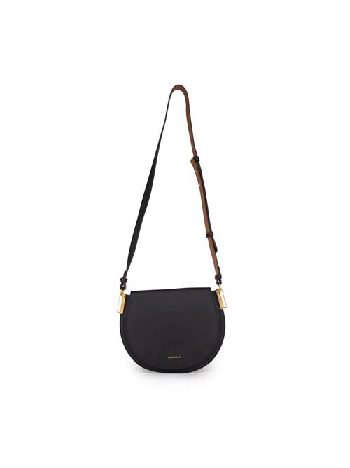 Shoulder bag Sunup in pelle nera Coccinelle | E1 QKF 15 01 01374